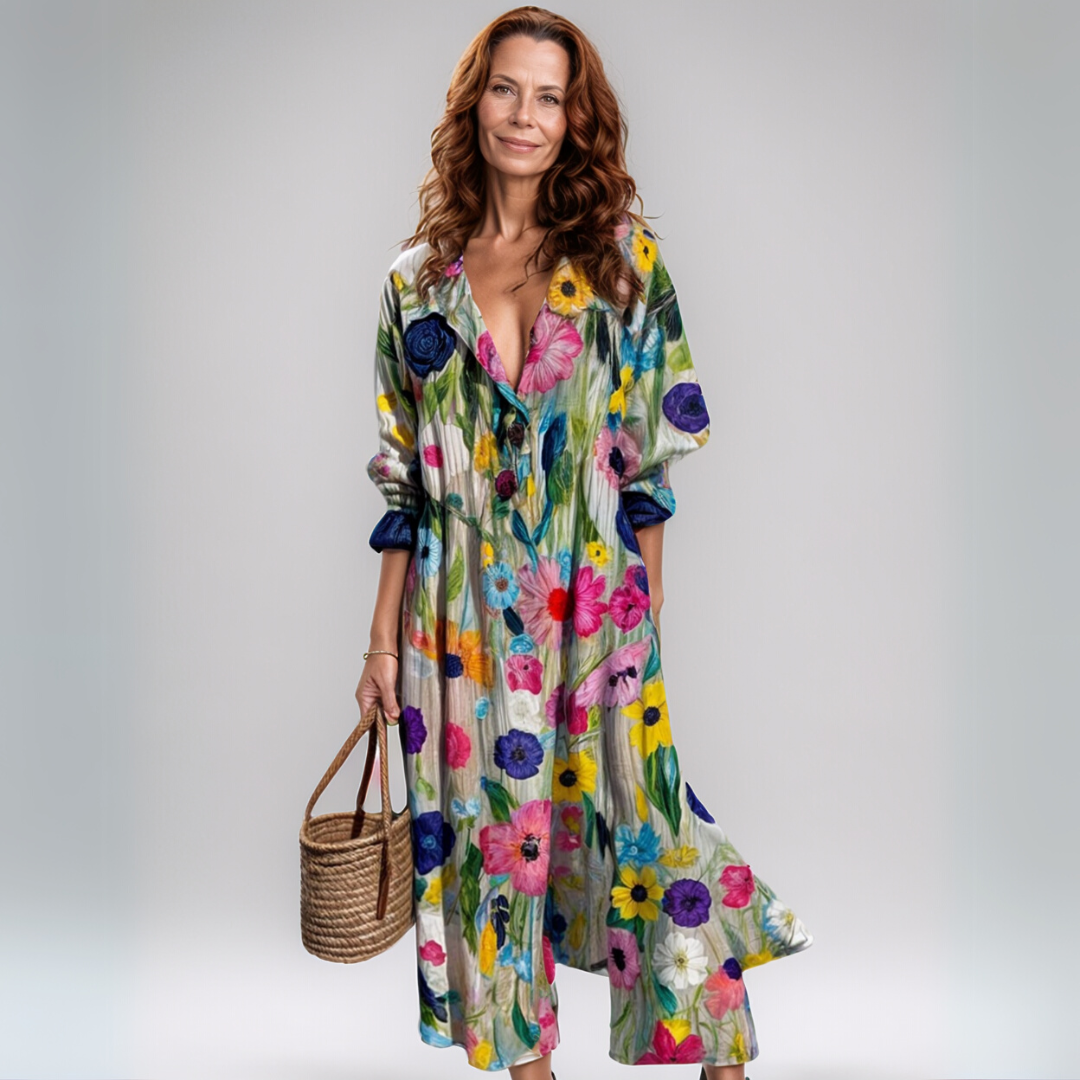 Charlotte | Robe maxi boho légère pour les jours d'été