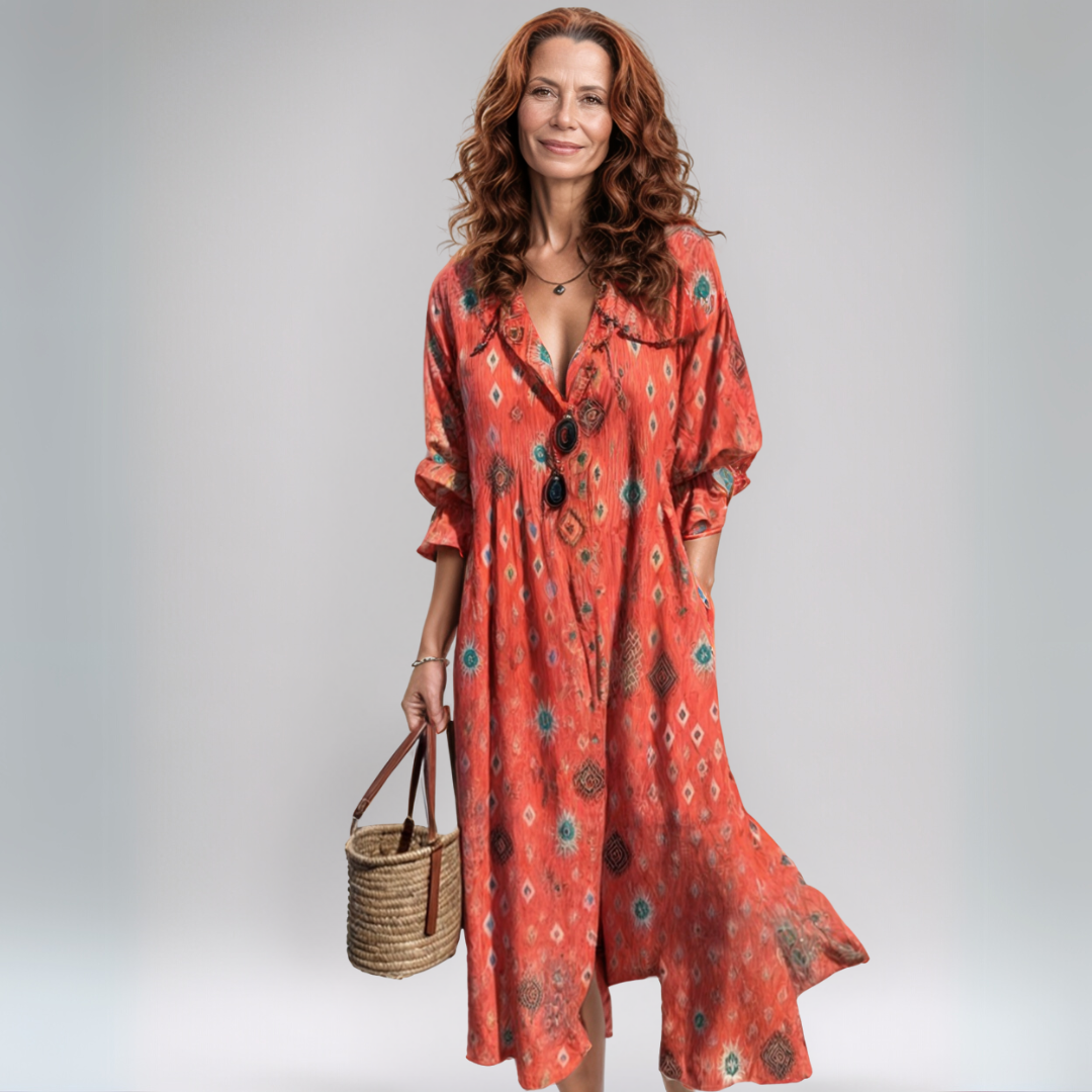 Charlotte | Robe maxi boho légère pour les jours d'été