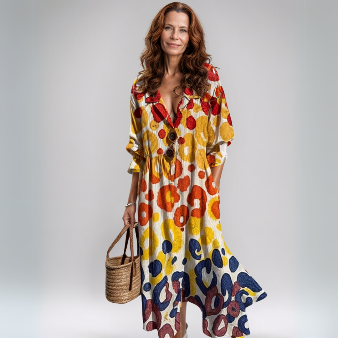 Charlotte | Robe maxi boho légère pour les jours d'été