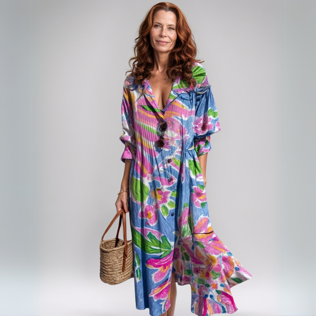 Charlotte | Robe maxi boho légère pour les jours d'été