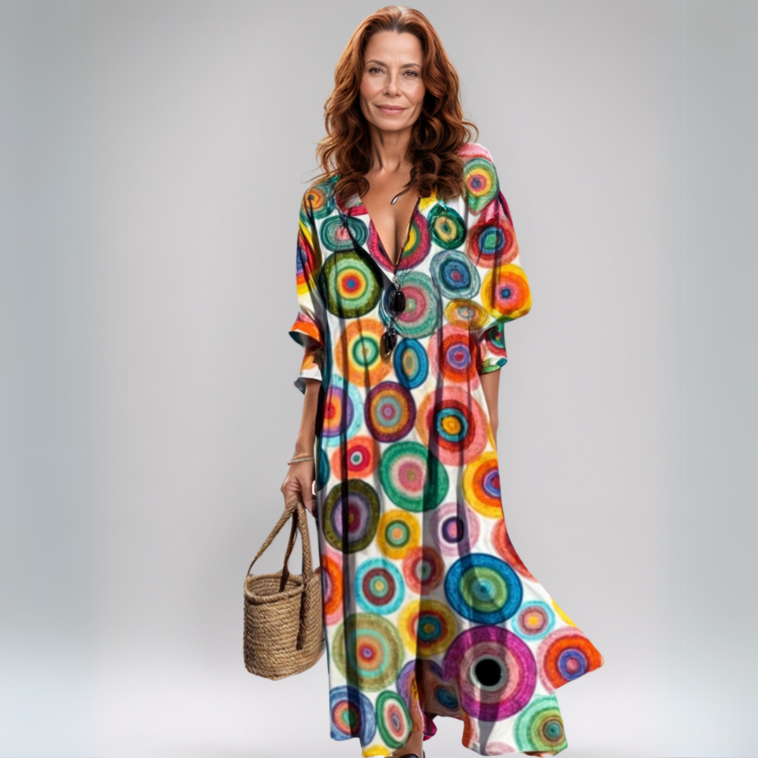 Charlotte | Robe maxi boho légère pour les jours d'été