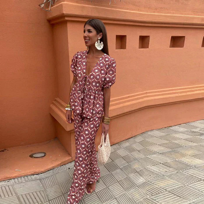 Gracia | Ensemble d’été avec pantalon