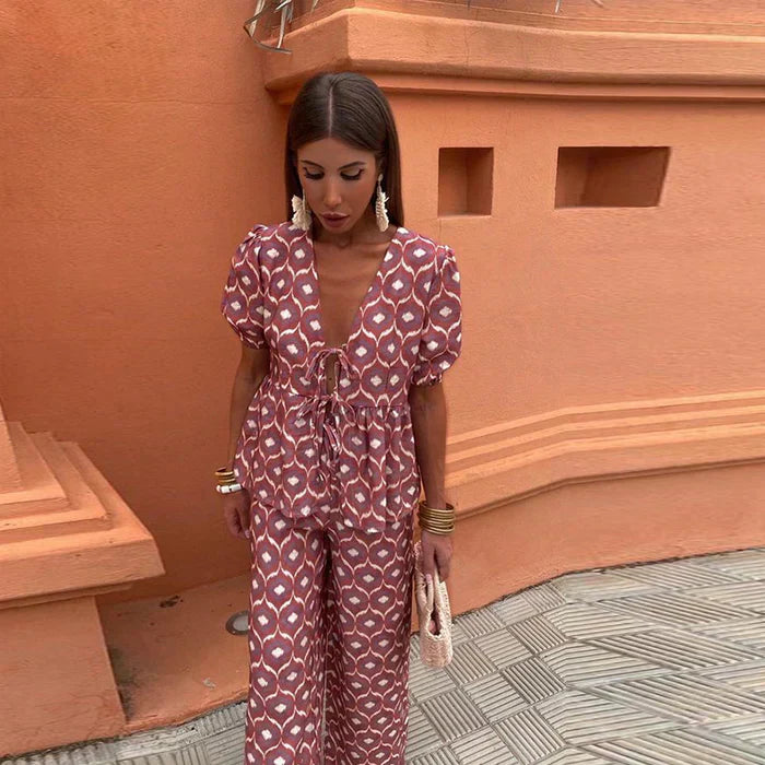 Gracia | Ensemble d’été avec pantalon