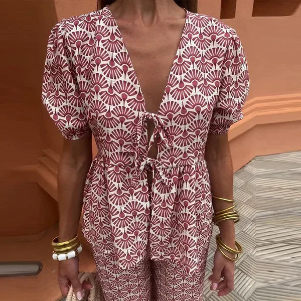 Gracia | Ensemble d’été avec pantalon