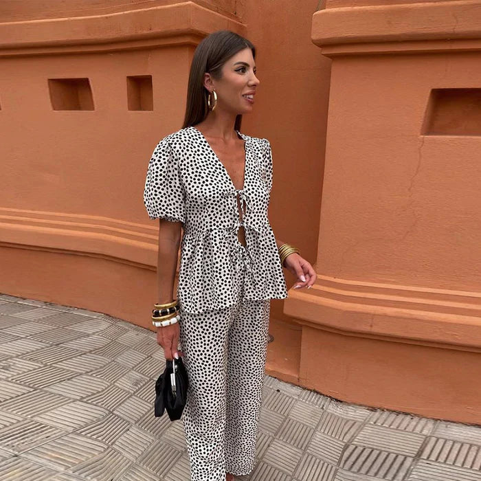 Gracia | Ensemble d’été avec pantalon