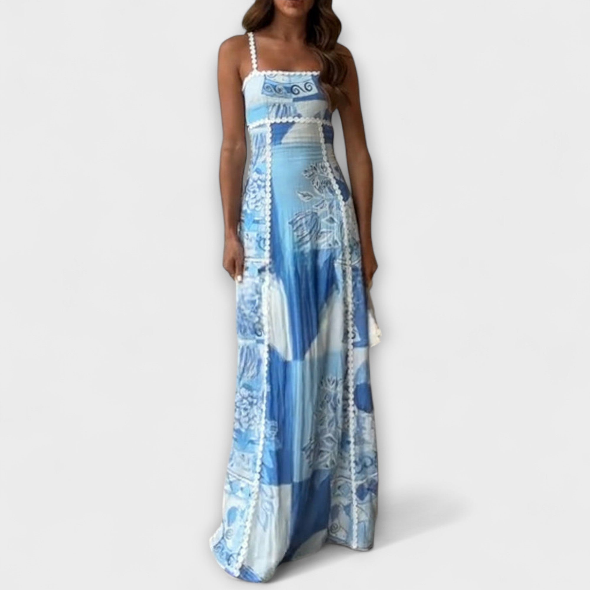 Terazza Ric Rac - Robe Maxi Évasée Ohlapna